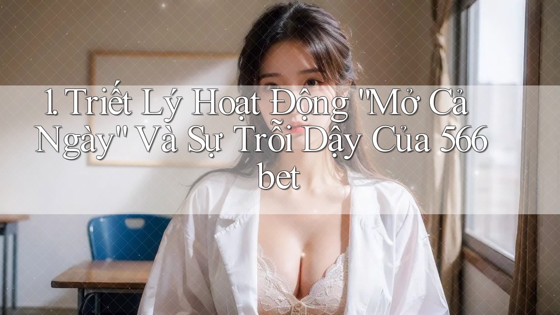 1. Triết Lý Hoạt Động “Mở Cả Ngày” Và Sự Trỗi Dậy Của 566bet