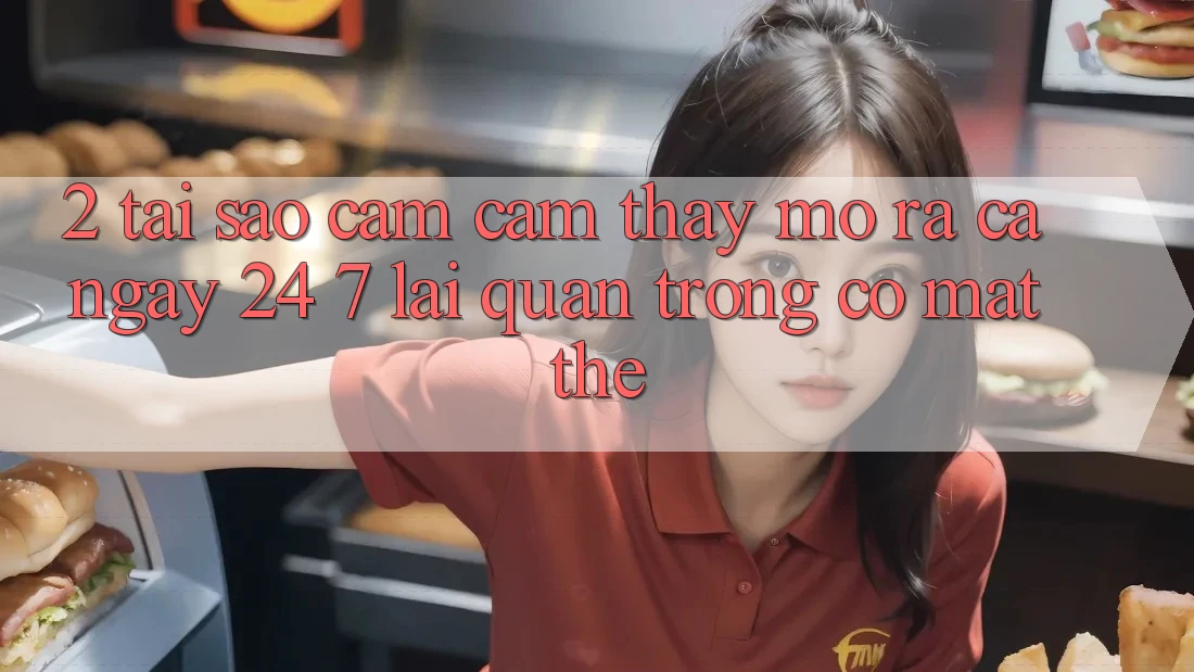 2. Tại Sao Cảm cảm thấy “Mở ra Cả Ngày” (24/7) Lại Quan Trọng Có mặt Thế?