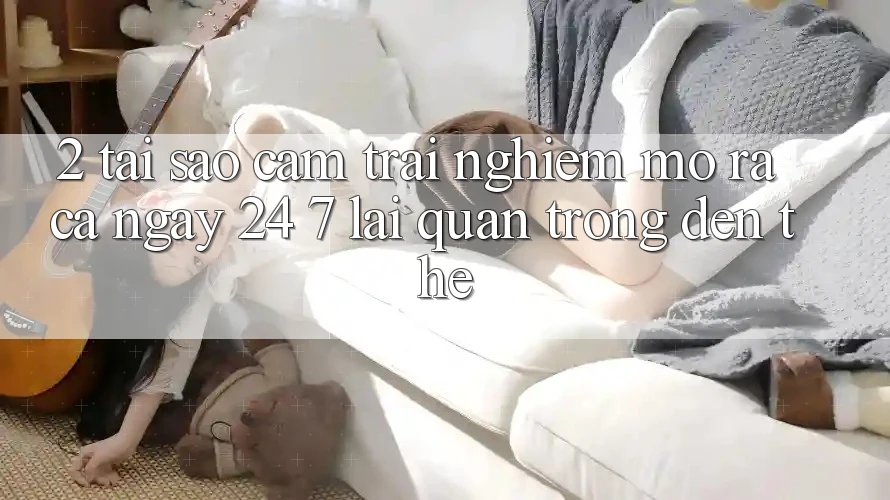 2. Tại Sao Cảm trải nghiệm “Mở ra Cả Ngày” (24/7) Lại Quan Trọng Đến Thế?
