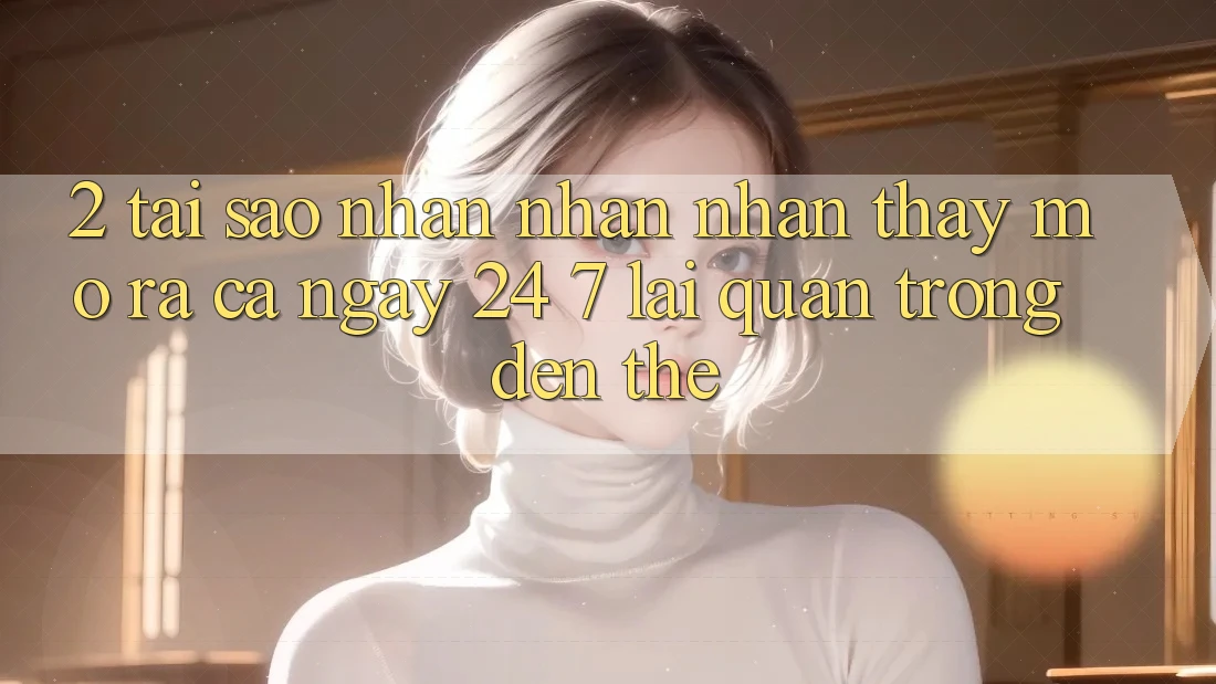 2. Tại Sao Nhận nhận nhận thấy “Mở ra Cả Ngày” (24/7) Lại Quan Trọng Đến Thế?