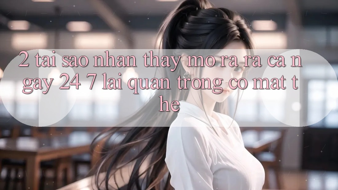 2. Tại Sao Nhận thấy “Mở ra ra Cả Ngày” (24/7) Lại Quan Trọng Có mặt Thế?