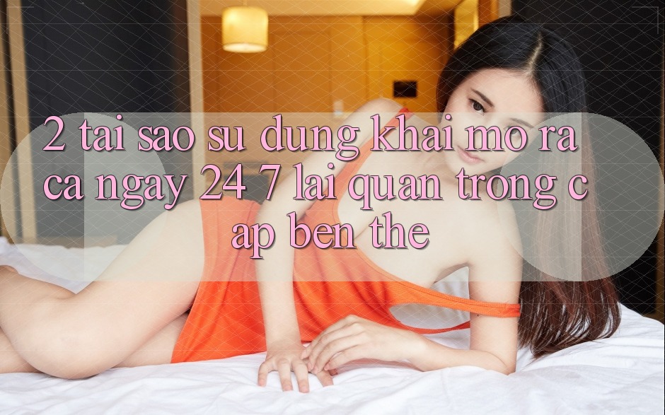 2. Tại Sao Sử dụng “Khai mở ra Cả Ngày” (24/7) Lại Quan Trọng Cập bến Thế?