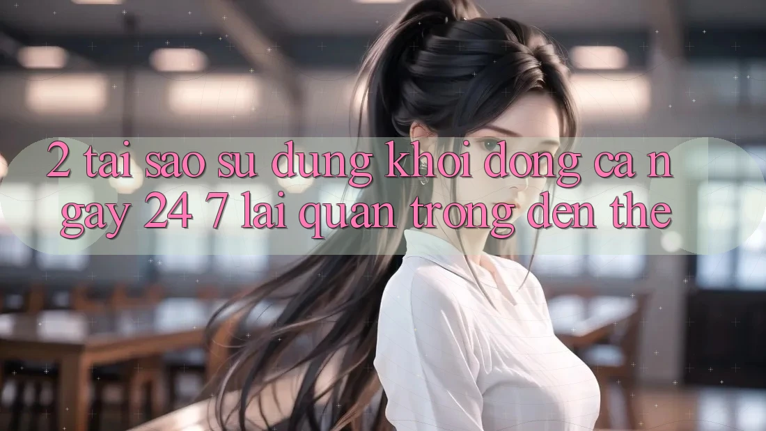 2. Tại Sao Sử dụng “Khởi động Cả Ngày” (24/7) Lại Quan Trọng Đến Thế?