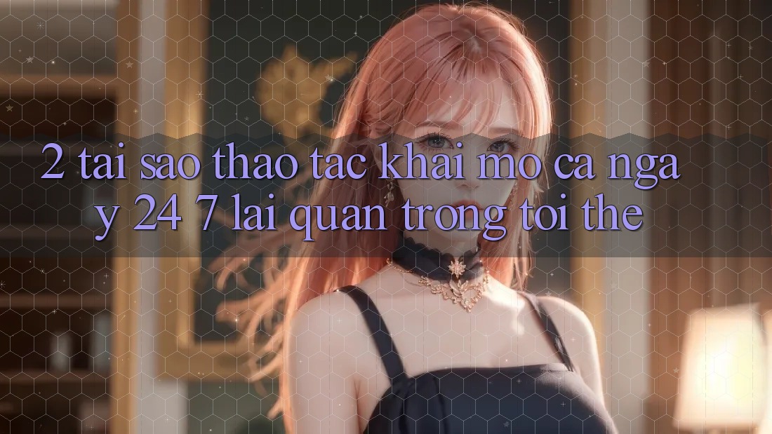 2. Tại Sao Thao tác “Khai mở Cả Ngày” (24/7) Lại Quan Trọng Tới Thế? 2. Tại Sao Thao tác “Khai mở Cả Ngày” (24/7) Lại Quan Trọng Tới Thế?