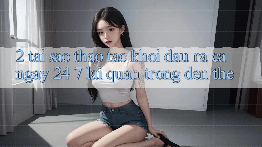 2. Tại Sao Thao tác “Khởi đầu ra Cả Ngày” (24/7) Lại Quan Trọng Đến Thế? 2. Tại Sao Thao tác “Khởi đầu ra Cả Ngày” (24/7) Lại Quan Trọng Đến Thế?