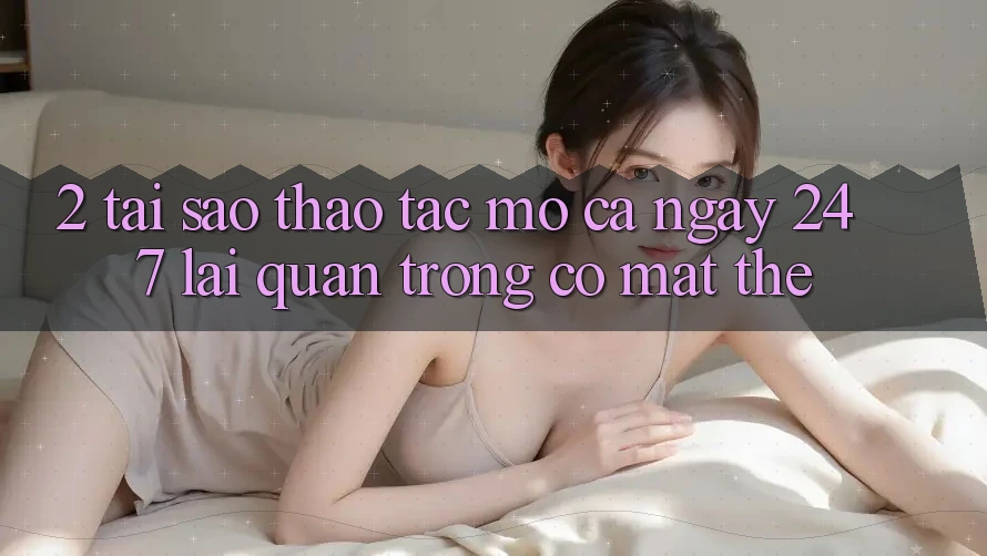 2. Tại Sao Thao tác “Mở Cả Ngày” (24/7) Lại Quan Trọng Có mặt Thế?