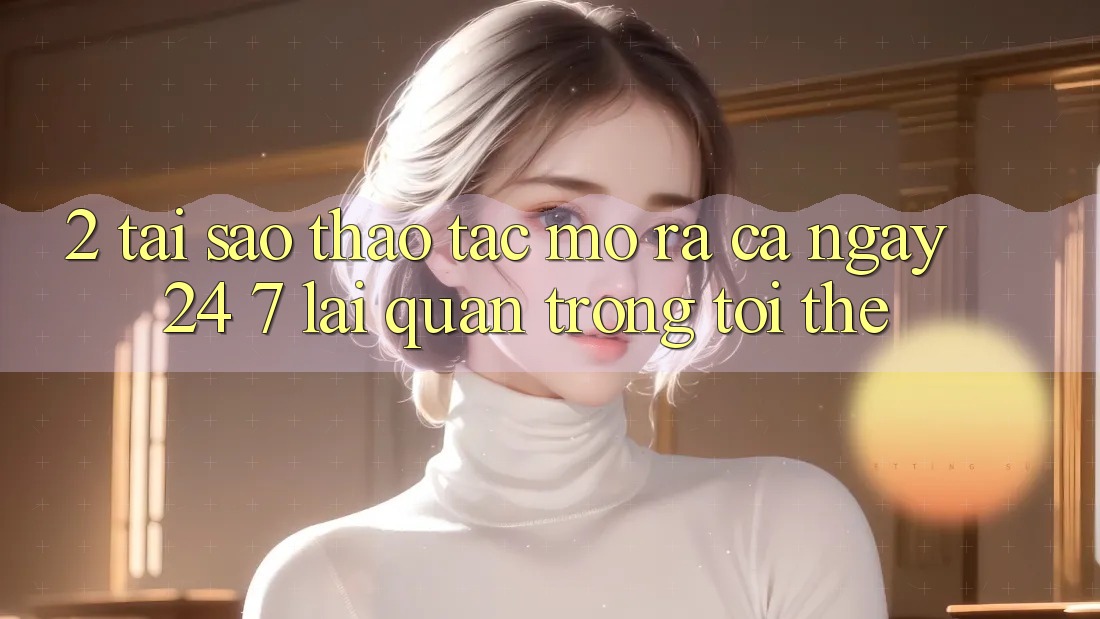 2. Tại Sao Thao tác “Mở ra Cả Ngày” (24/7) Lại Quan Trọng Tới Thế?