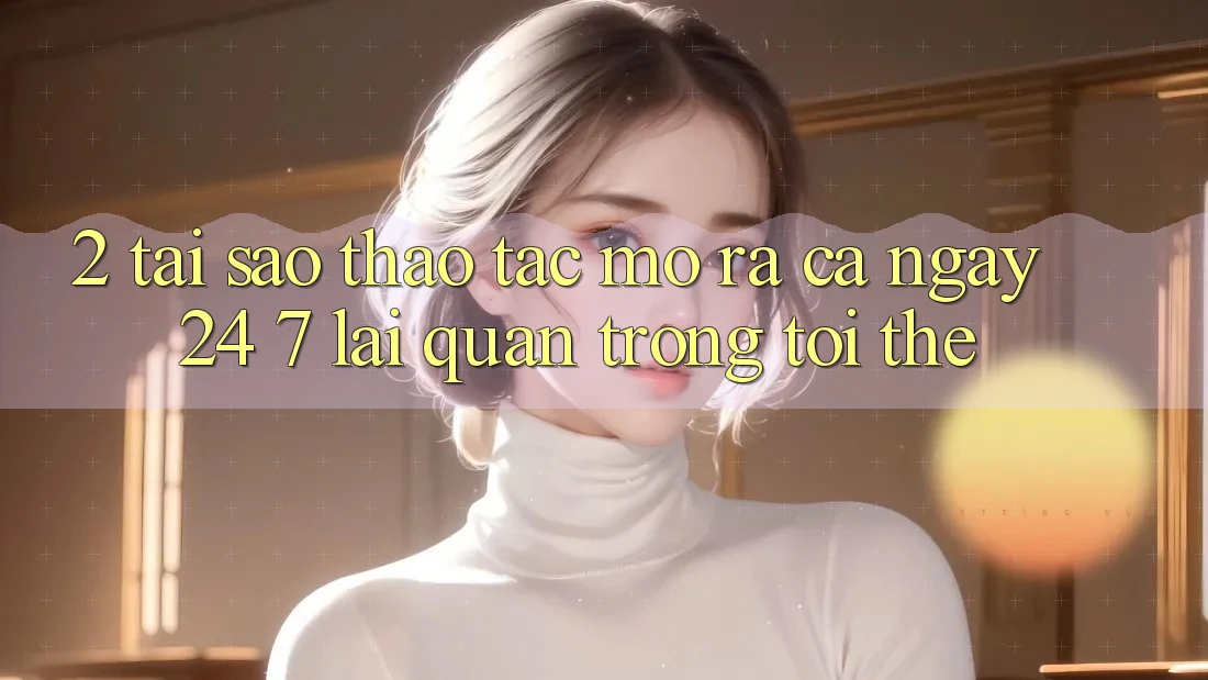 2. Tại Sao Thao tác “Mở ra Cả Ngày” (24/7) Lại Quan Trọng Tới Thế?