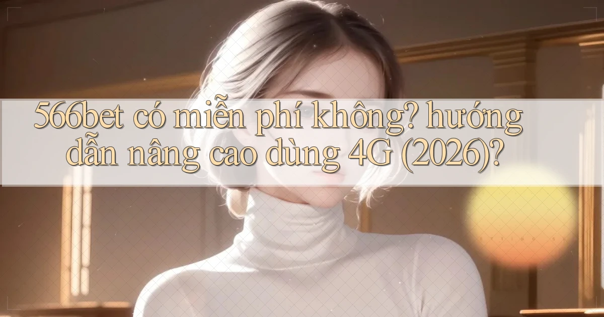 566bet có miễn phí không hướng dẫn nâng cao dùng 4G (2026)