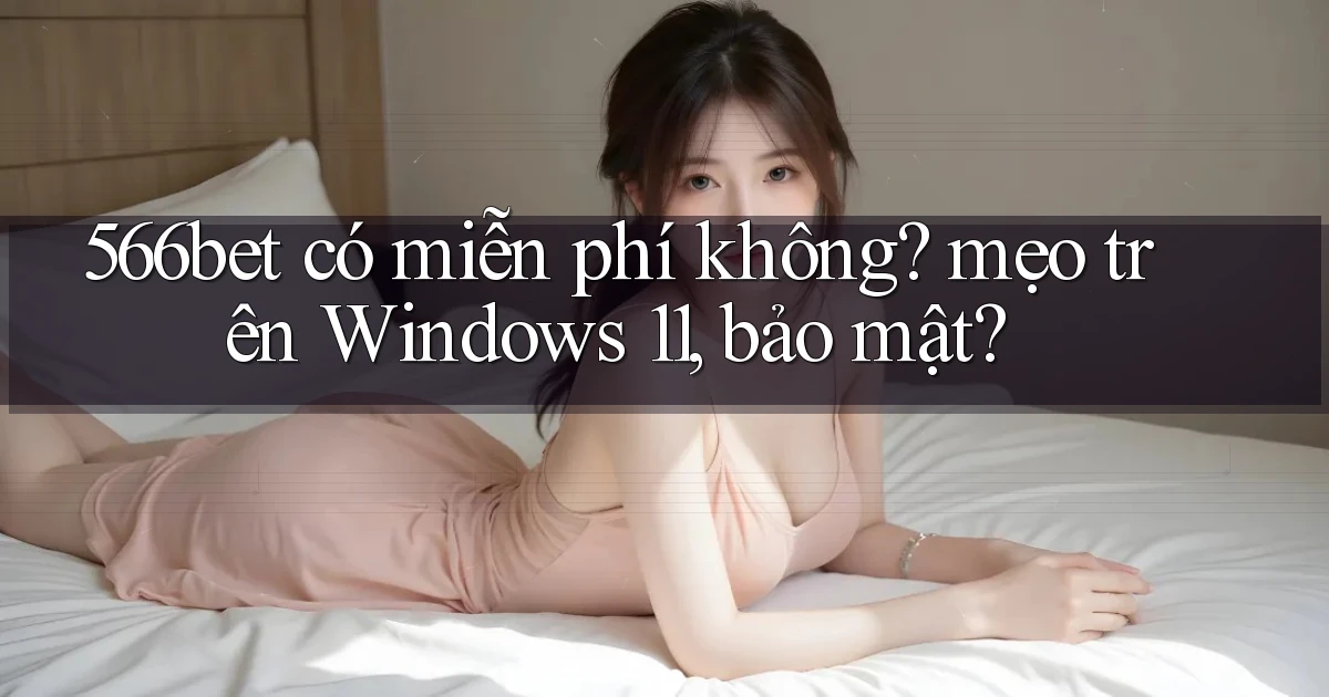 566bet có miễn phí không mẹo trên Windows 11, bảo mật