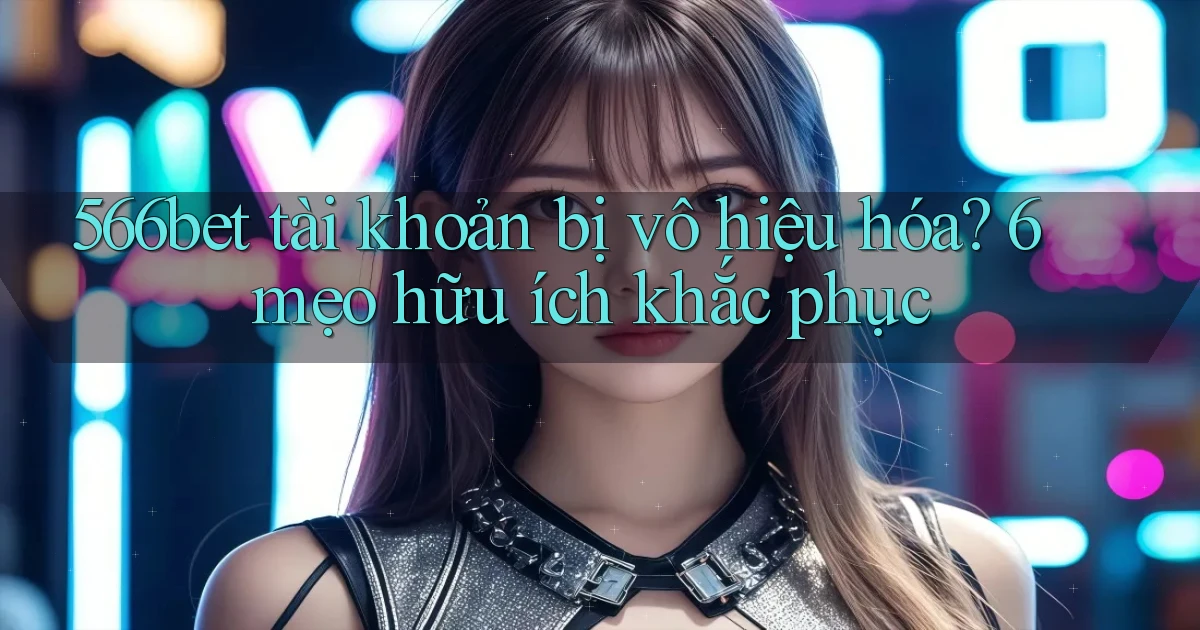 566bet tài khoản bị vô hiệu hóa 6 mẹo hữu ích khắc phục