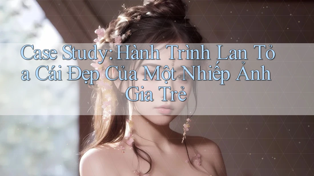Case Study: Hành Trình Lan Tỏa Cái Đẹp Của Một Nhiếp Ảnh Gia Trẻ