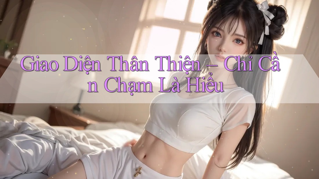 Giao Diện Thân Thiện – Chỉ Cần Chạm Là Hiểu