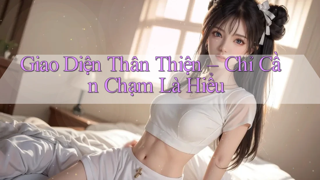 Giao Diện Thân Thiện – Chỉ Cần Chạm Là Hiểu