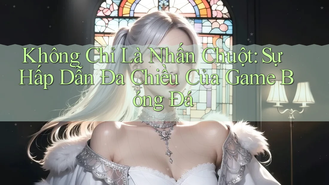 Không Chỉ Là Nhấn Chuột: Sự Hấp Dẫn Đa Chiều Của Game Bóng Đá