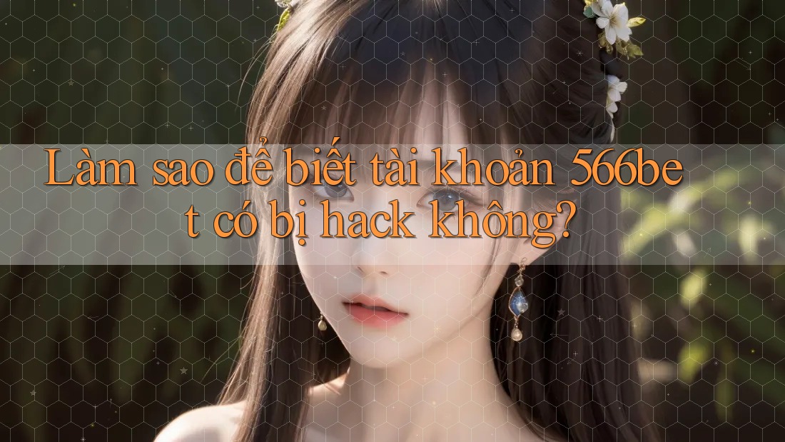 Làm sao để biết tài khoản 566bet có bị hack không?