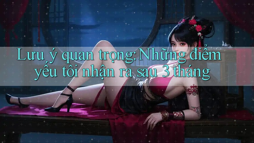Lưu ý quan trọng: Những điểm yếu tôi nhận ra sau 3 tháng
