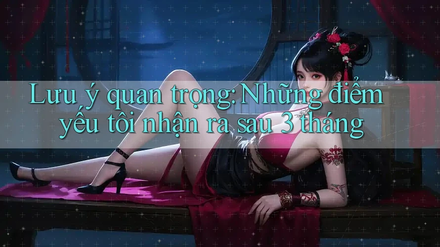 Lưu ý quan trọng: Những điểm yếu tôi nhận ra sau 3 tháng