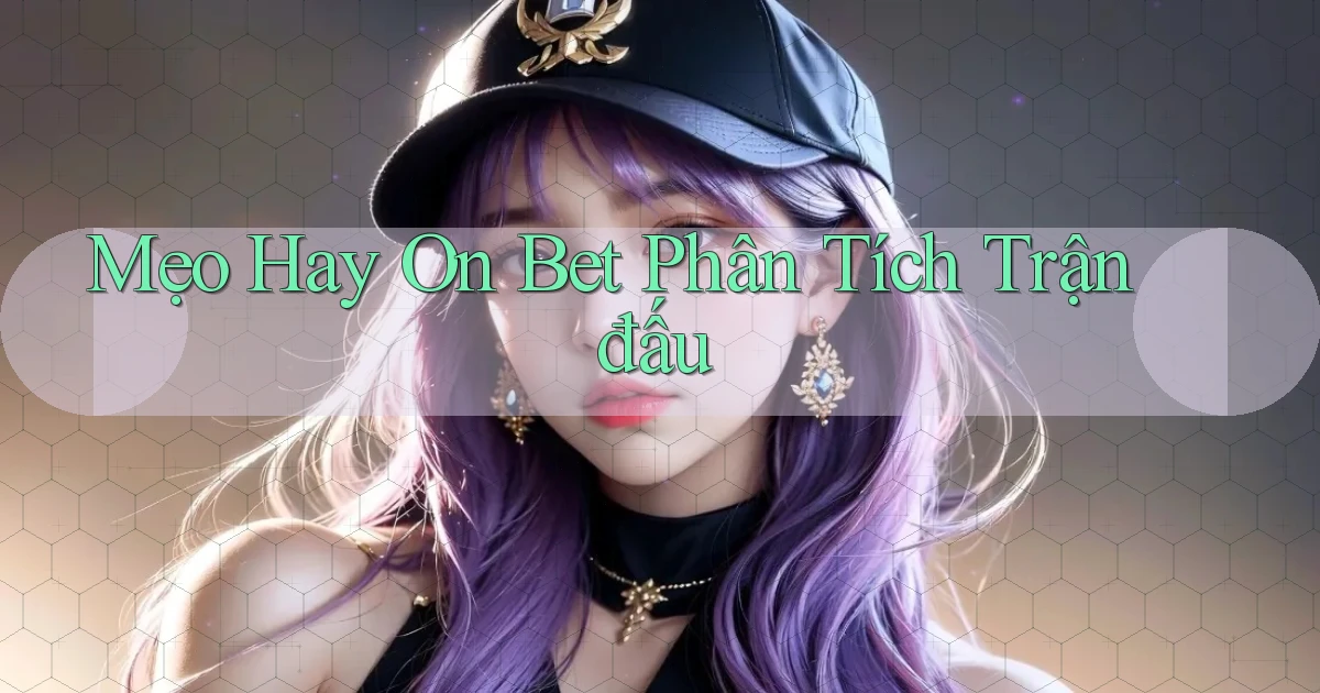 mẹo hay on bet phân tích trận đấu
