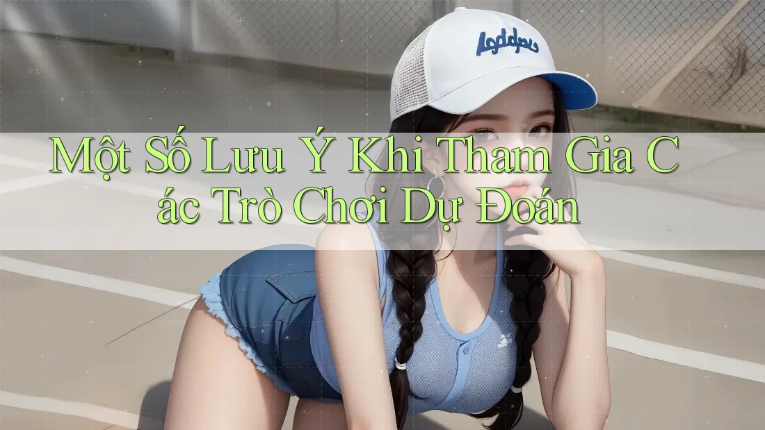 Một Số Lưu Ý Khi Tham Gia Các Trò Chơi Dự Đoán