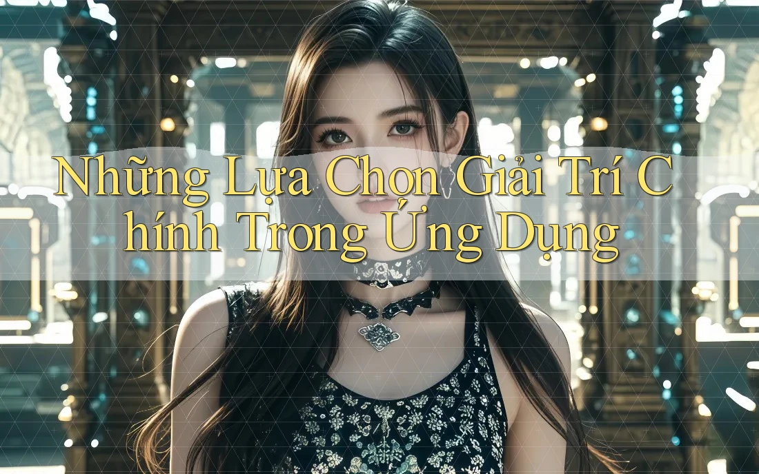 Những Lựa Chọn Giải Trí Chính Trong Ứng Dụng