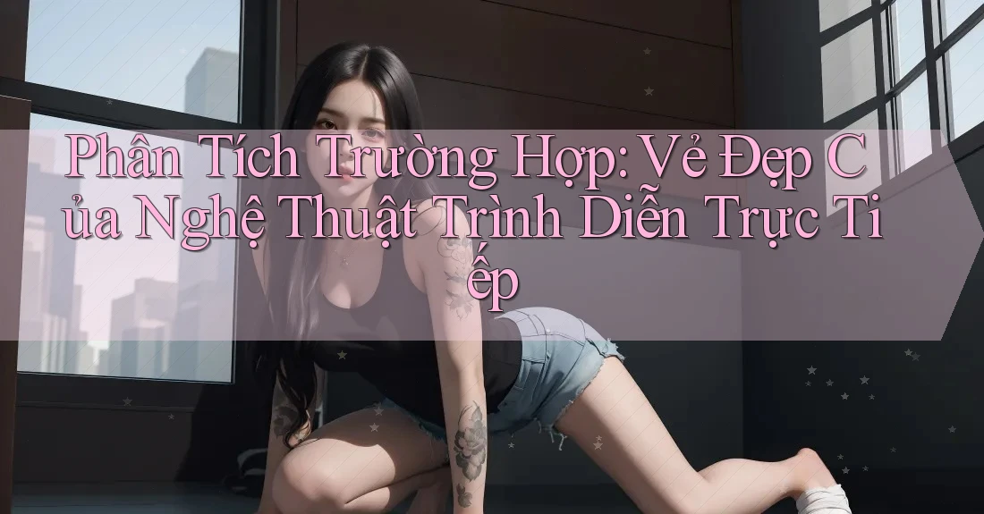 Phân Tích Trường Hợp: Vẻ Đẹp Của Nghệ Thuật Trình Diễn Trực Tiếp