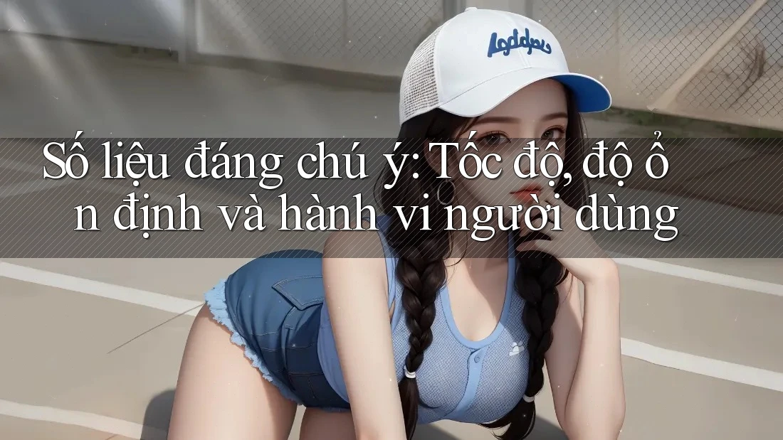 Số liệu đáng chú ý: Tốc độ, độ ổn định và hành vi người dùng