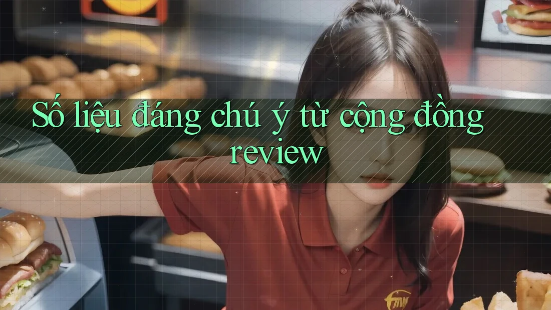 Số liệu đáng chú ý từ cộng đồng review