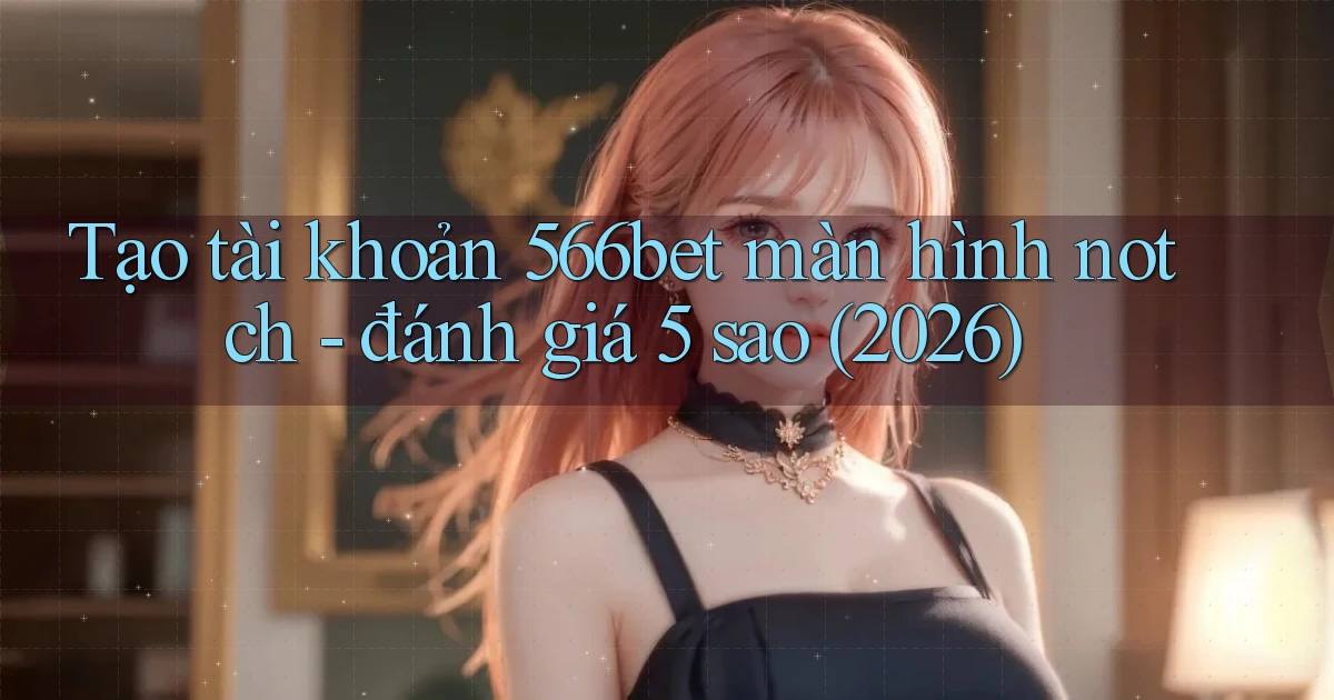 Tạo tài khoản 566bet màn hình notch   đánh giá 5 sao (2026)