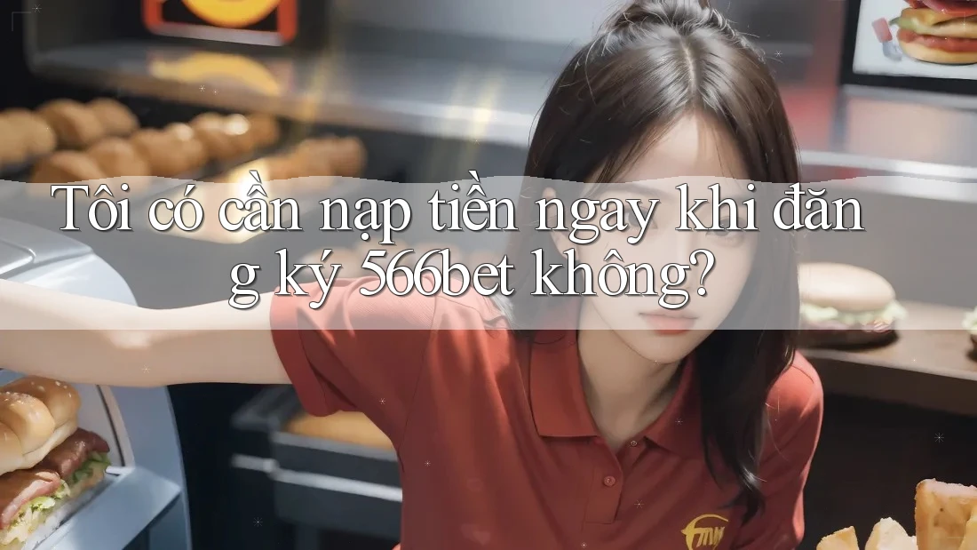 Tôi có cần nạp tiền ngay khi đăng ký 566bet không?