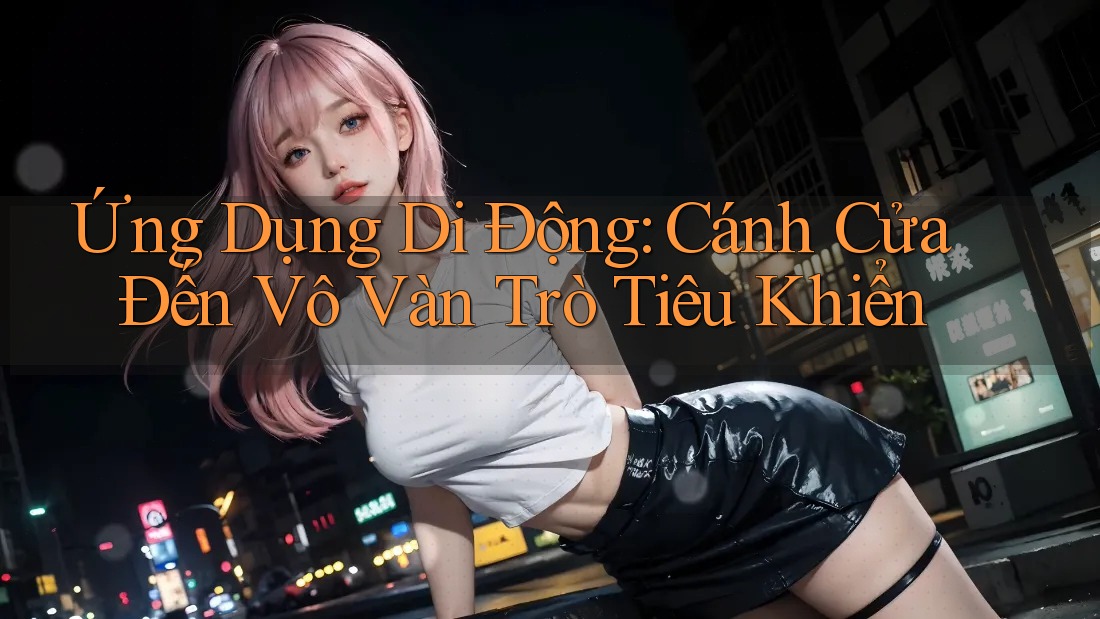 Ứng Dụng Di Động: Cánh Cửa Đến Vô Vàn Trò Tiêu Khiển