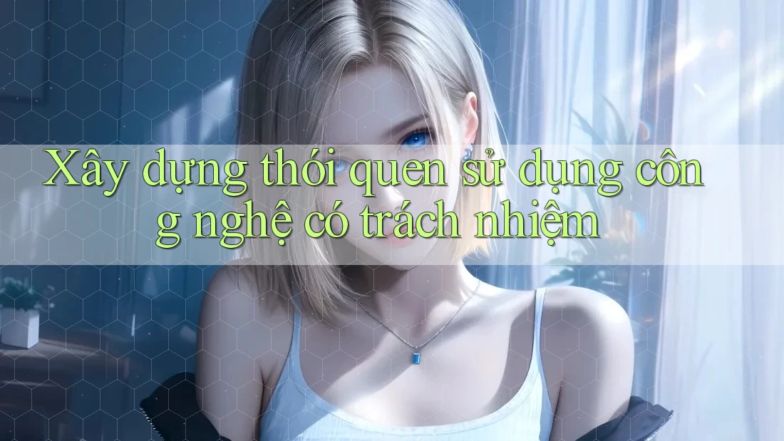 Xây dựng thói quen sử dụng công nghệ có trách nhiệm